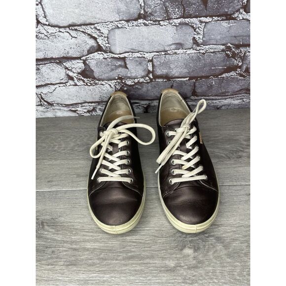 Ecco Soft 7 Purple Bronze Casual Lace Up Sneakers Shoes Women Sz 37EU/6.5M US - Picture 2 of 16